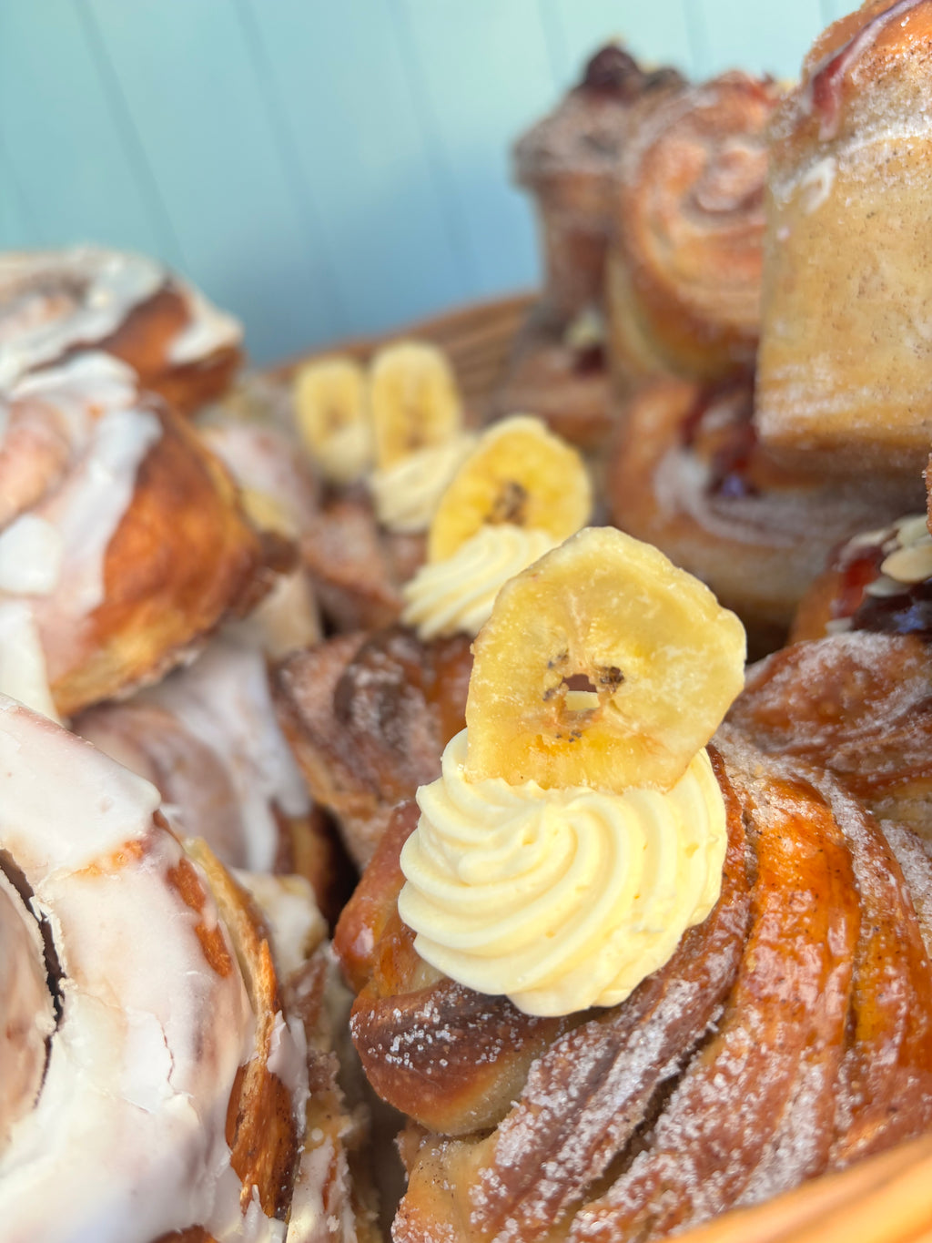 (Gluten free)  Bannofee cruffin