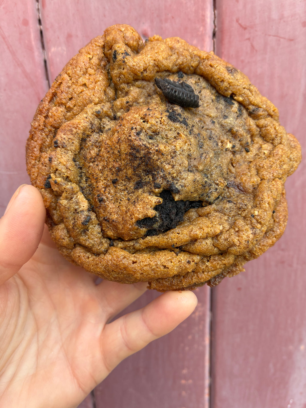Cookies n cream stuffed cookie