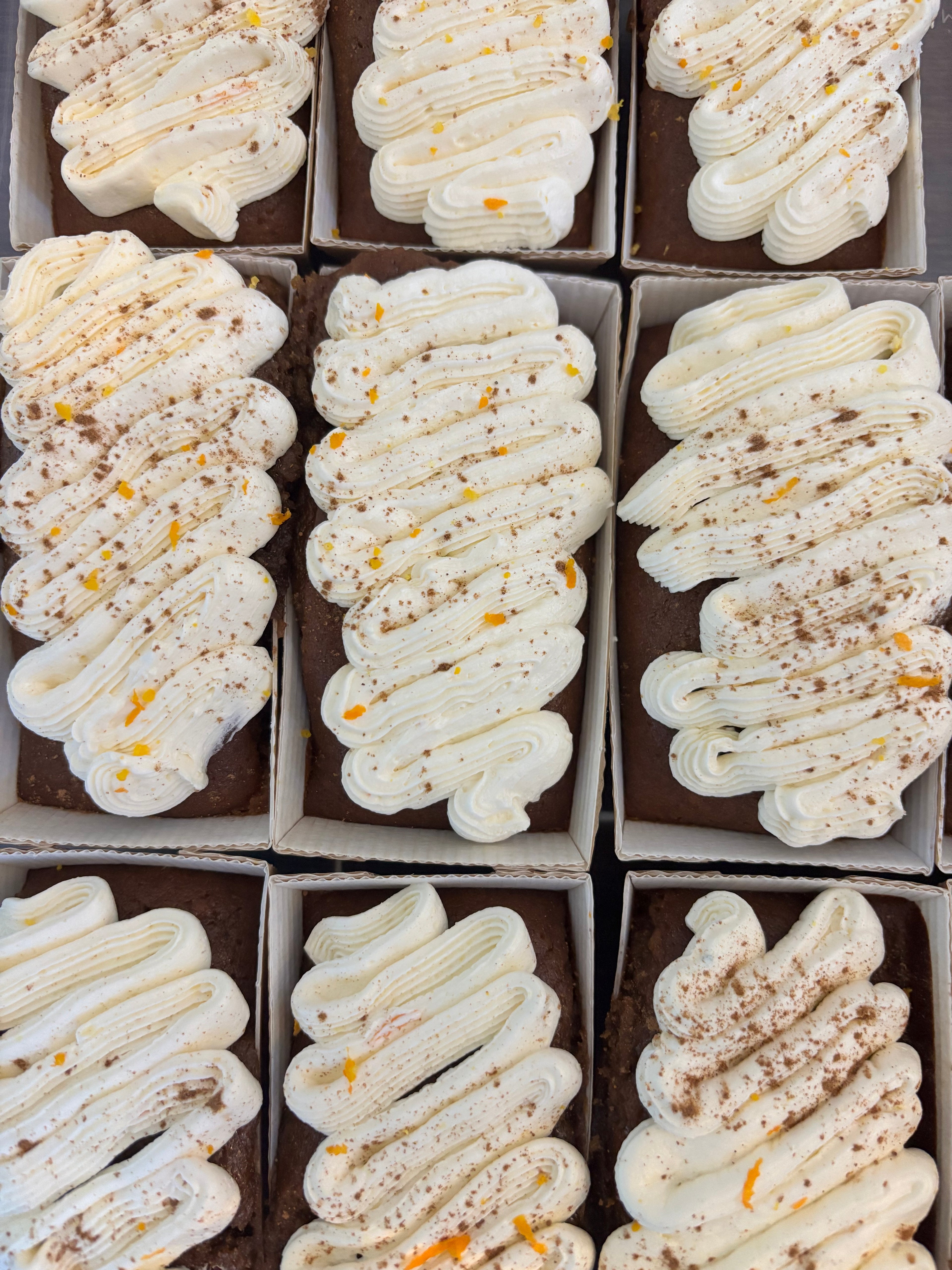 (gluten free) Carrot cake mini loaf with cream cheese frosting