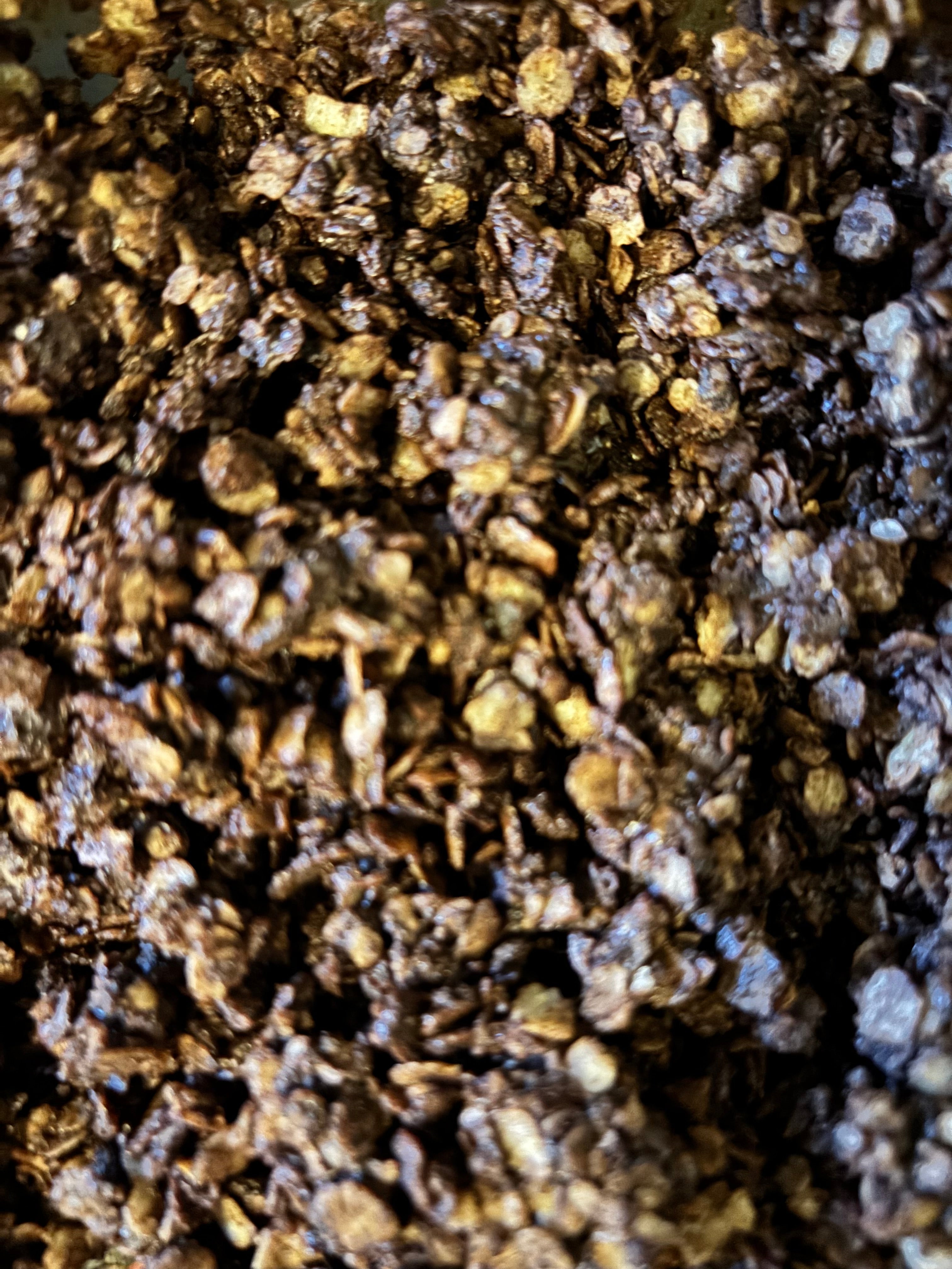 Dark chocolate & raspberry granola