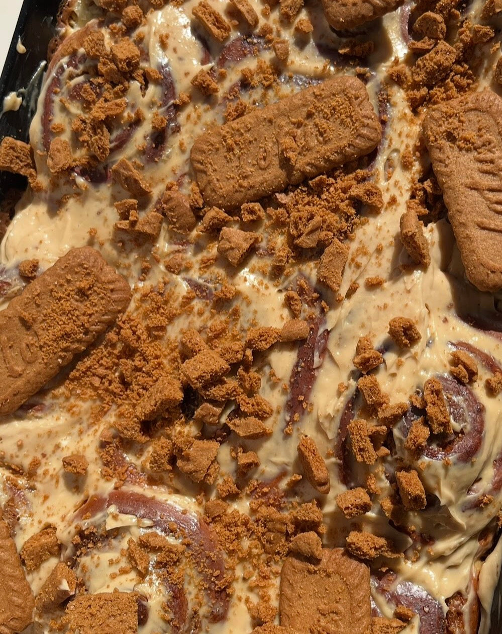 Biscoff cinnamon roll