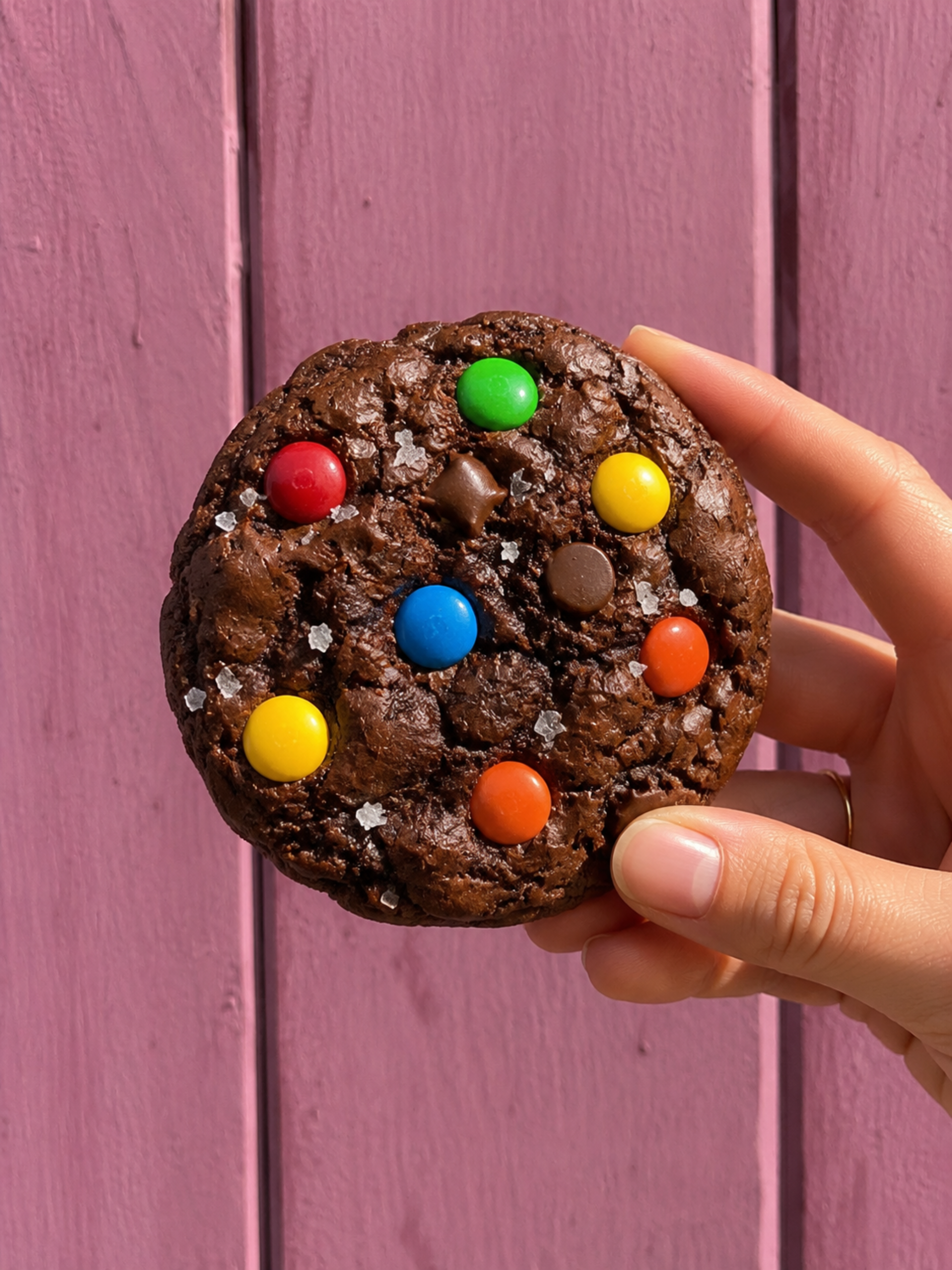 (Gluten free) Chocolate m&m cookies