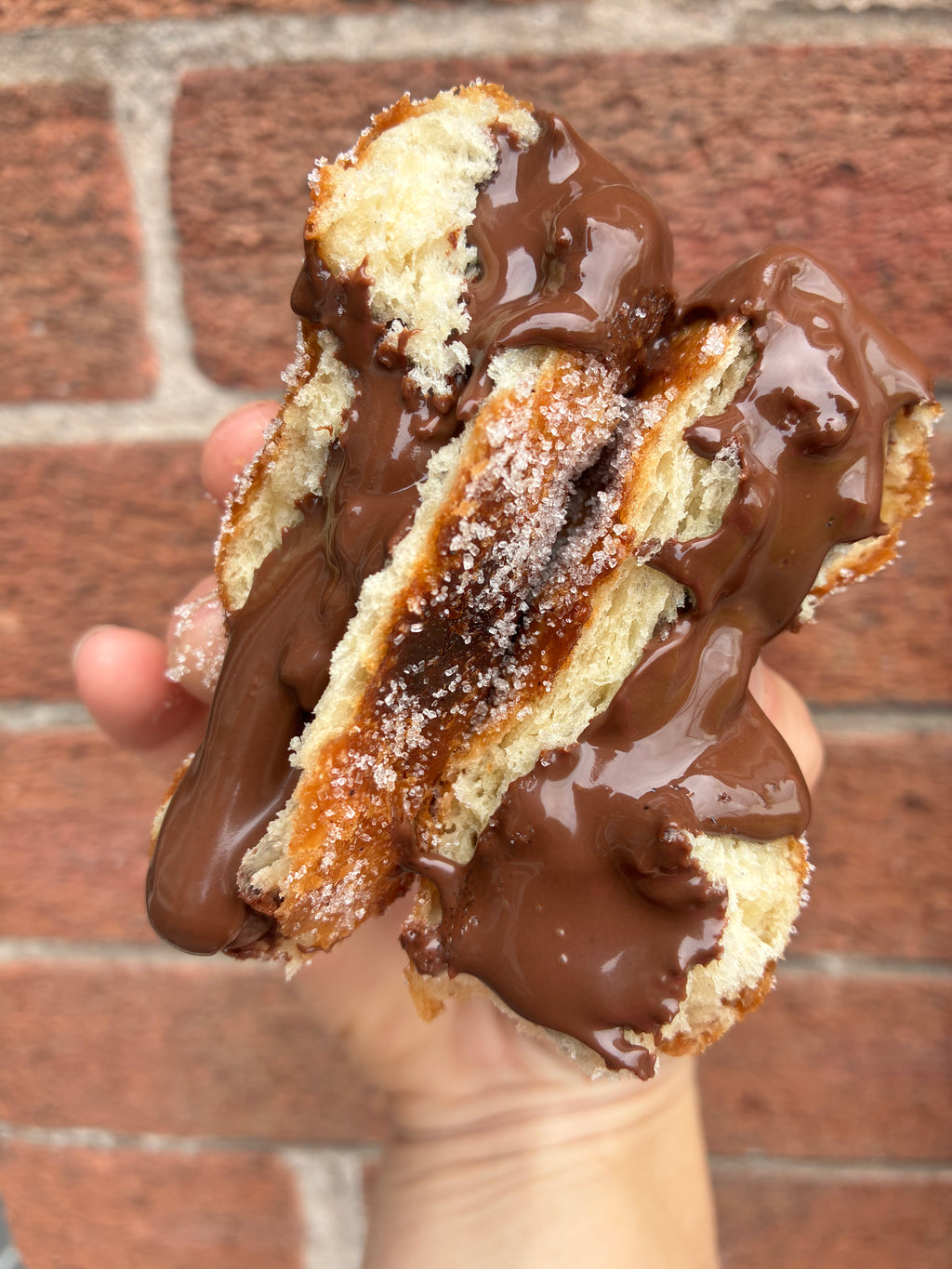 Sourdough Nutella Bombolini