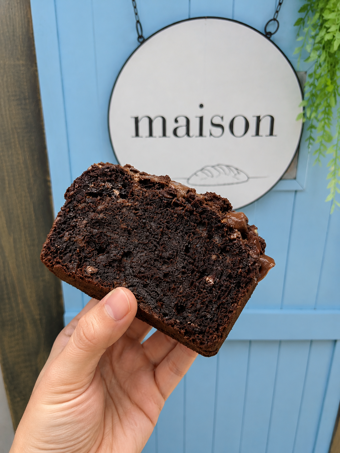 Chocolate courgette loaf