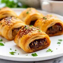 Hoisin mushroom savoury pastry