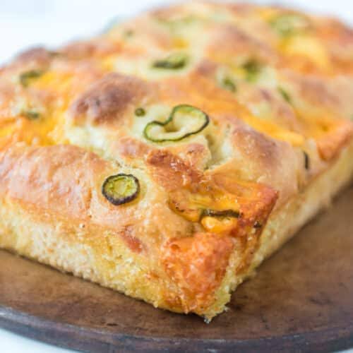 Jalapeno & cheese focaccia