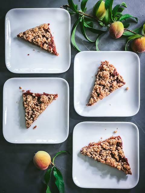Peach pie bars (GF)