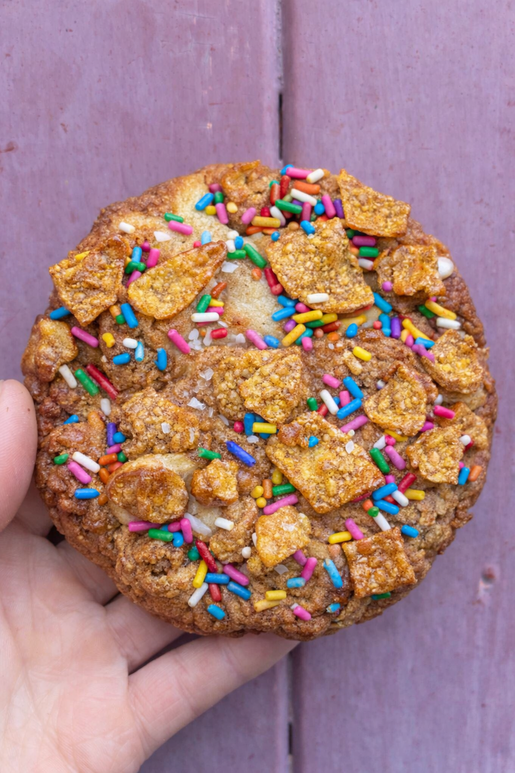 Milk & cereal cookie