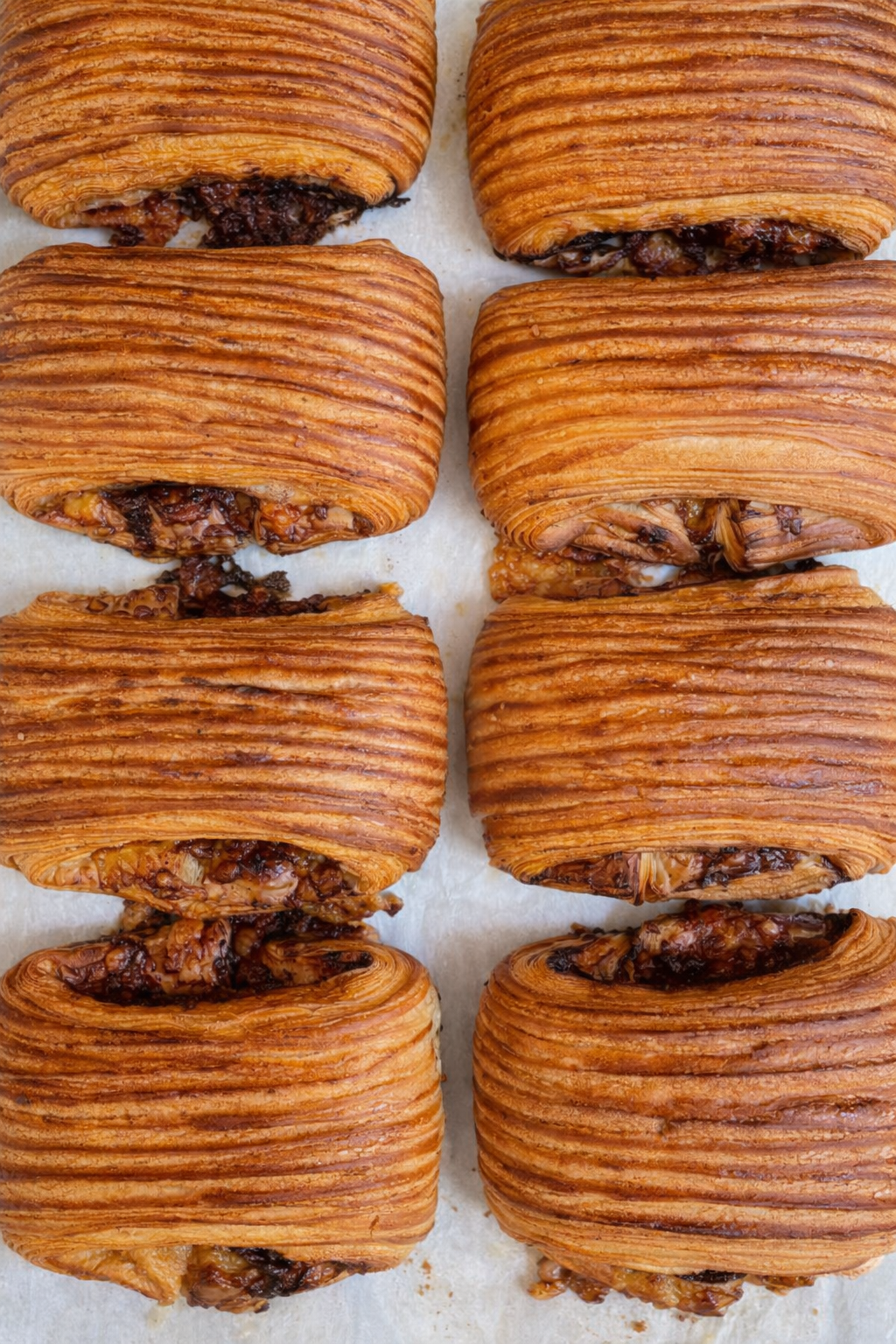 Creamy peppercorn “steak” savoury croissant