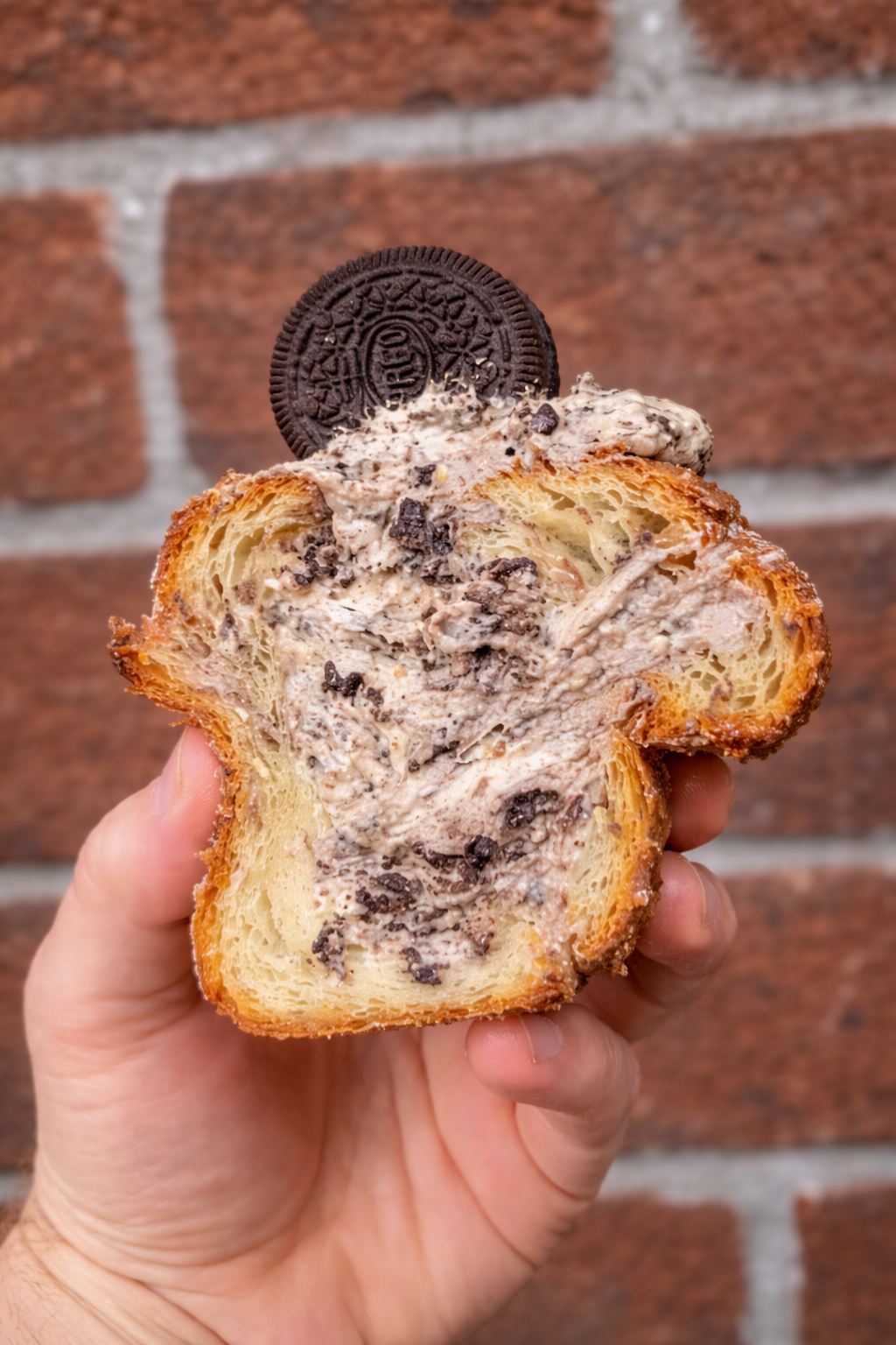 Cookies n’ cream cruffin
