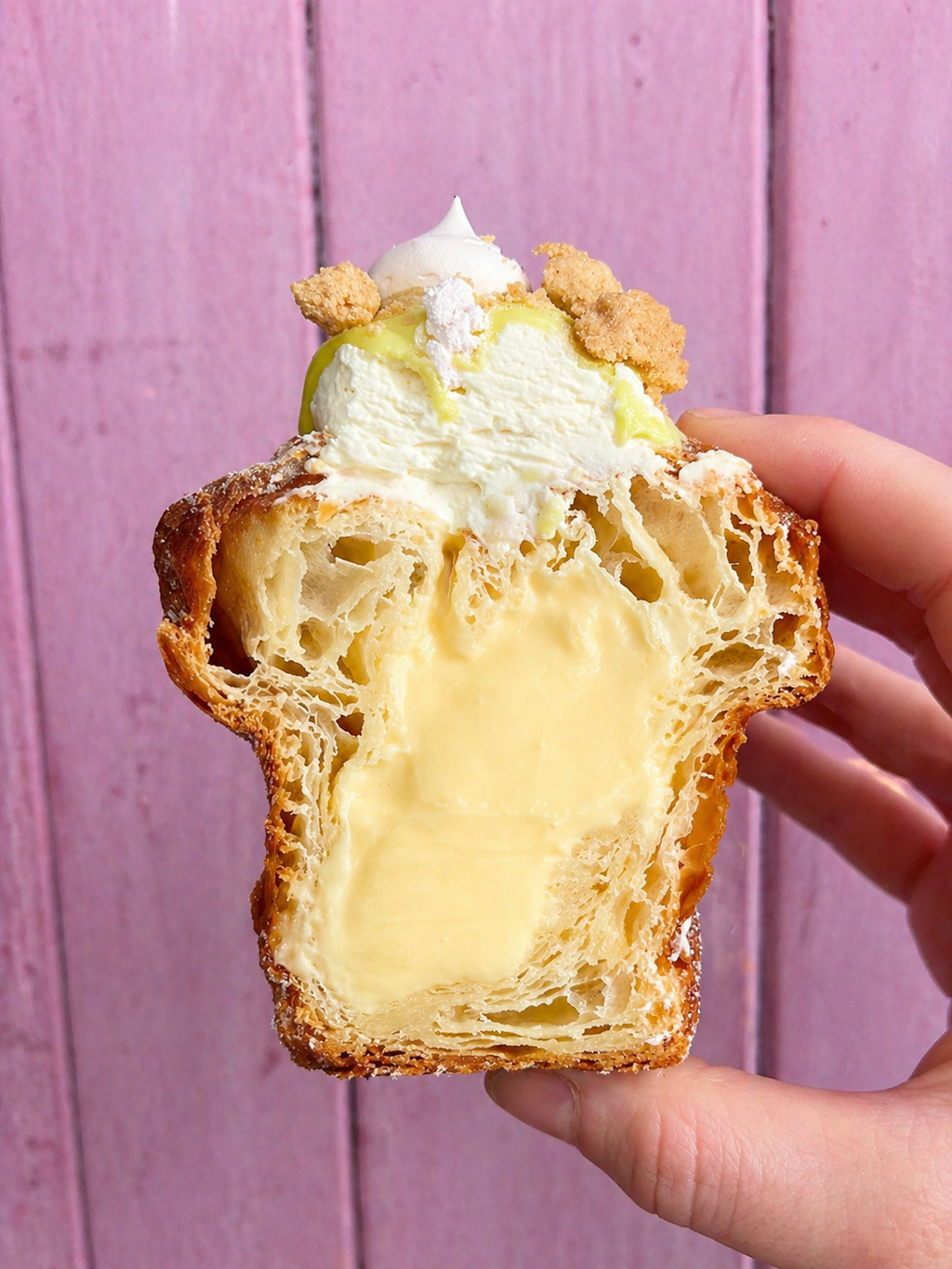 (Gluten free)  Bannofee cruffin