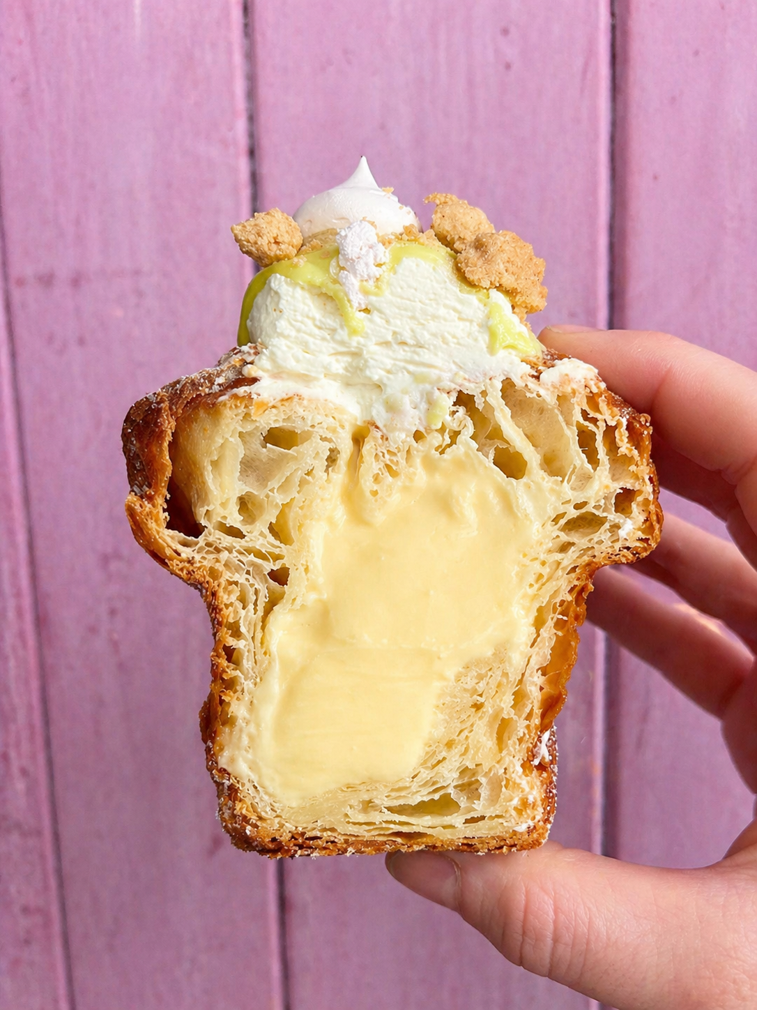(Gluten free)  Bannofee cruffin