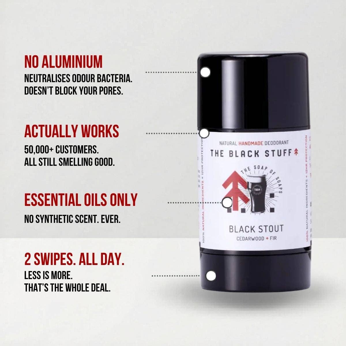 Natural Deodorant - Black Stout